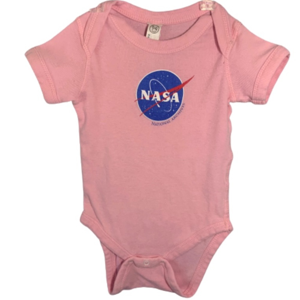 Vintage-Style NASA National Archives Infant Onesie – Size 6M